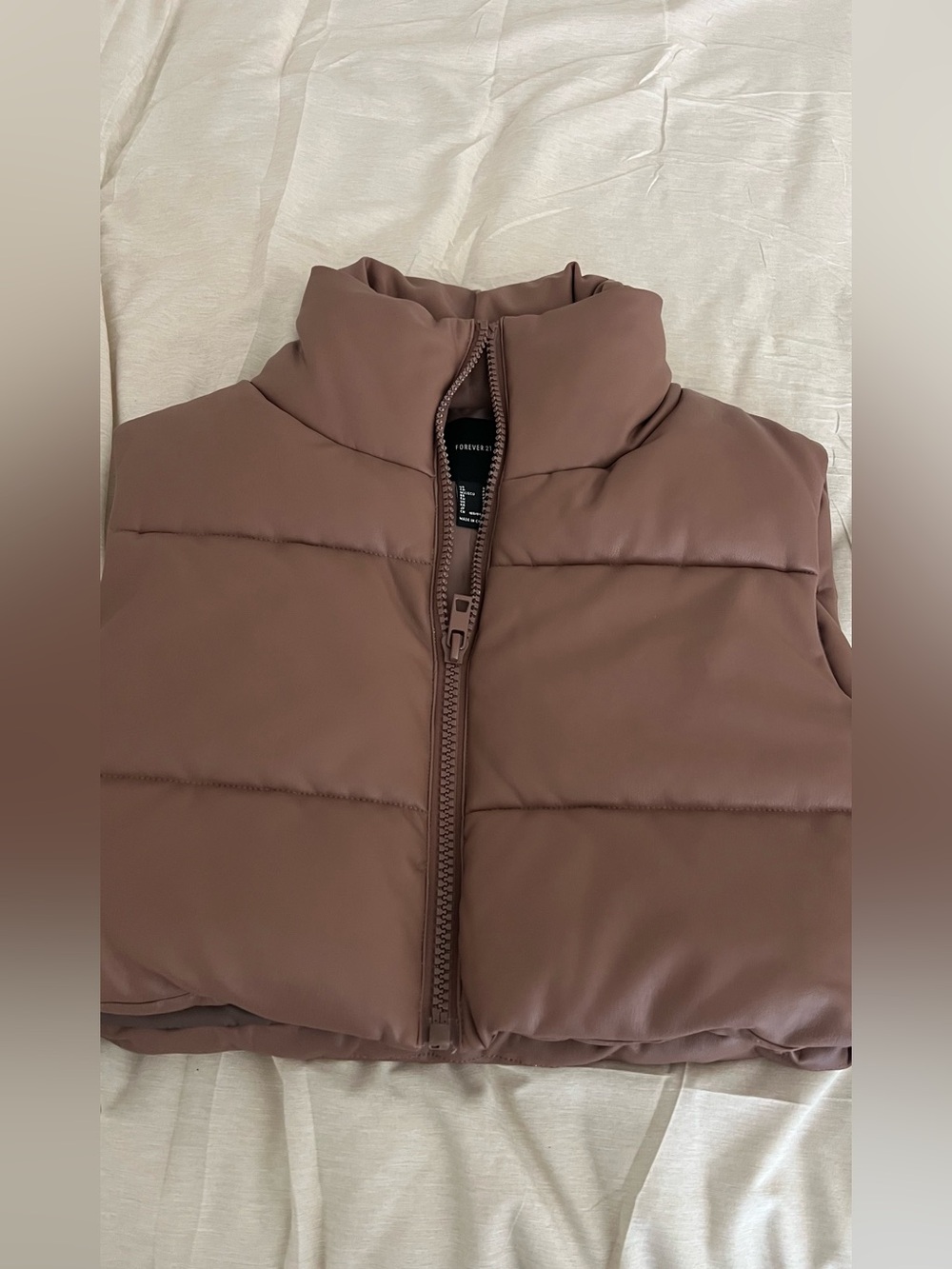 Forever21 cropped vest